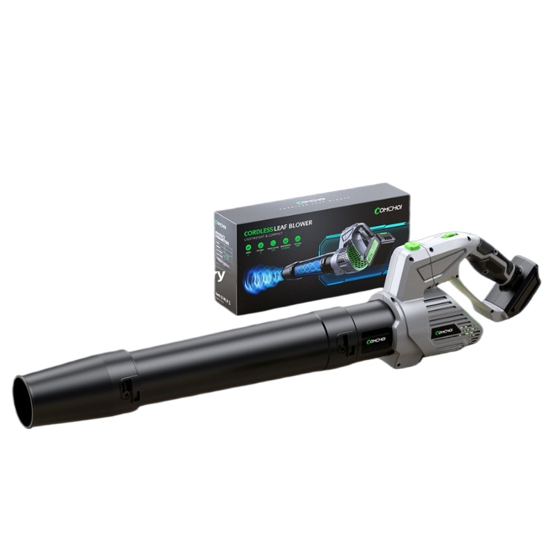 Leaf Blower Cordless - เครื่องเป่าลมไร้สายแบบพกพา น้ำหนักเบา ใช้แบตเตอรี่ลิเธียม สำหรับกวาดใบไม้ในสวนและสนามหญ้า เครื่องมือไฟฟ้าสำหรับใช้งานกลางแจ้ง