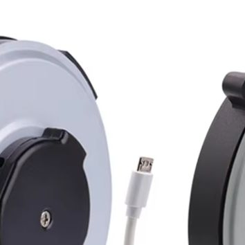 Outdoor Power Reel - สายไฟม้วนเก็บอัตโนมัติสีขาว 2 แกน ขนาด 0.75 มม.²