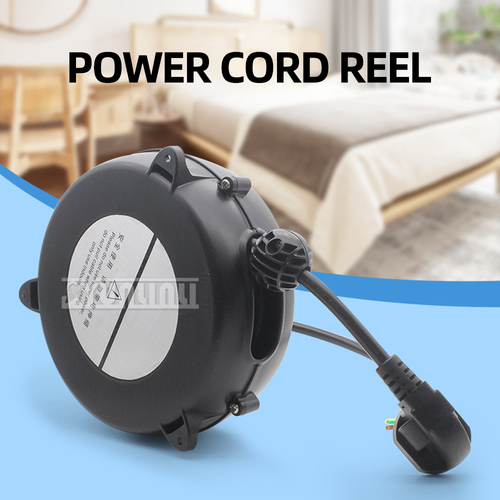Outdoor Power Reel - รีลสายเคเบิลแบบขยาย, รีลแบบม้วนพลังงานแบบ3แกนม้วนสายเคเบิลแบบพกพาที่ใช้พลังงานกลางแจ้งใหม่