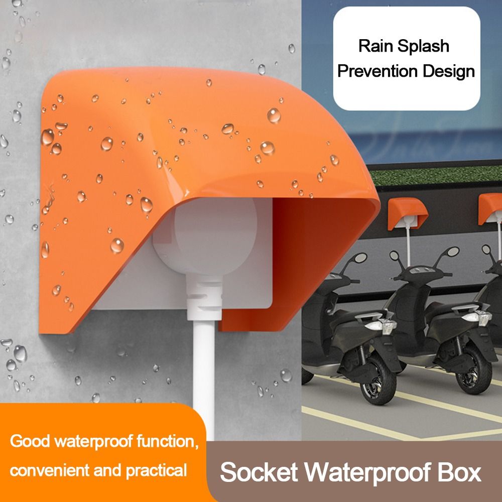 Outdoor Power Socket - ฝาครอบป้องกันสวิตช์แบบ 86 สำหรับเต้ารับกลางแจ้ง กล่องกันน้ำสำหรับห้องน้ำ กล่องป้องกันเต้ารับไฟฟ้าจากฝน