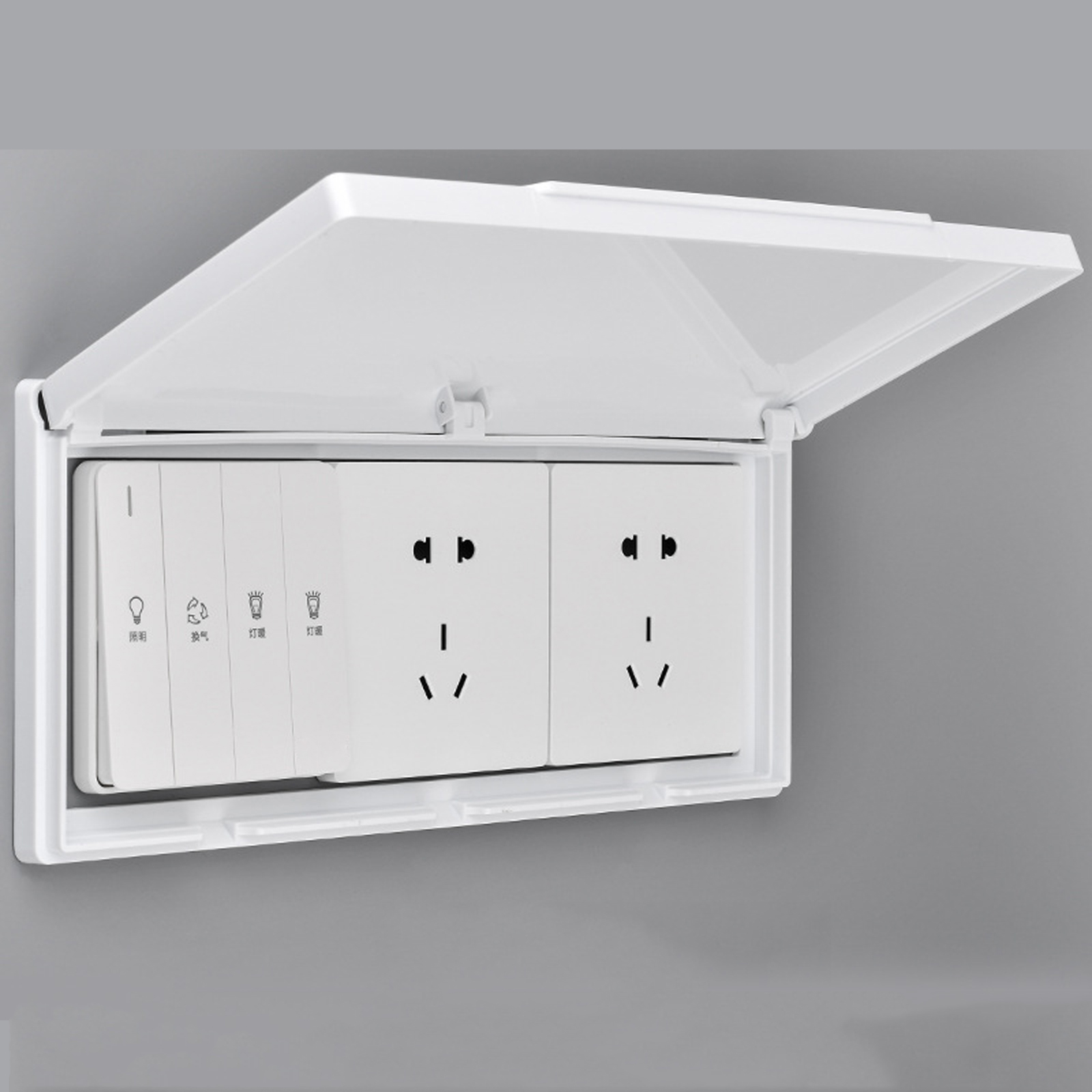3 GANG ที่ครอบเต้ารับกันน้ำ, ท - Outdoor Power Socket บทวิจารณ์และราคา