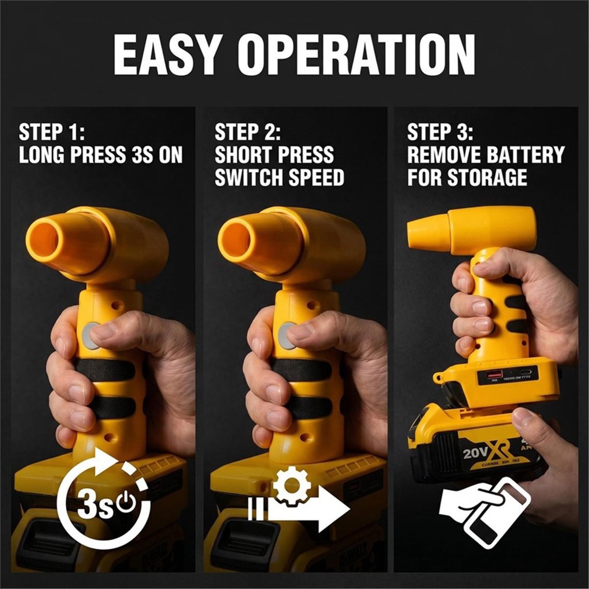 (A25M) เครื่องเป่าลมไร้สาย 140 - Leaf Blower Cordless บทวิจารณ์และราคา