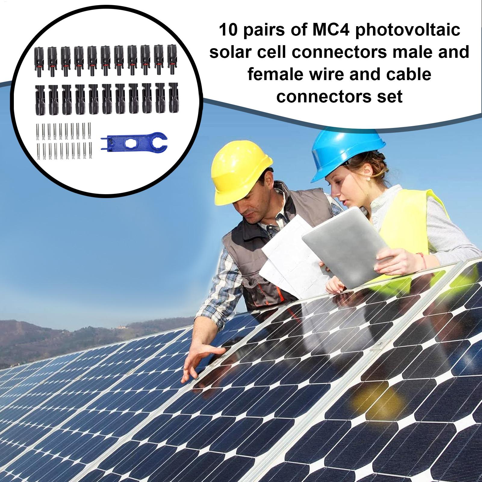 10 คู่ MC4 ขั้วต่อพลังงานแสงอา - Outdoor Power Board บทวิจารณ์และราคา