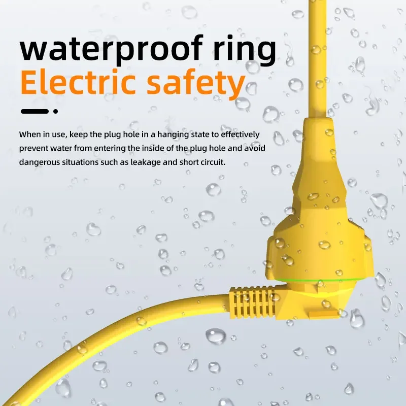 ปลั๊กพ่วง 16A EU Schuko 4KW พร - Outdoor Power Socket บทวิจารณ์และราคา
