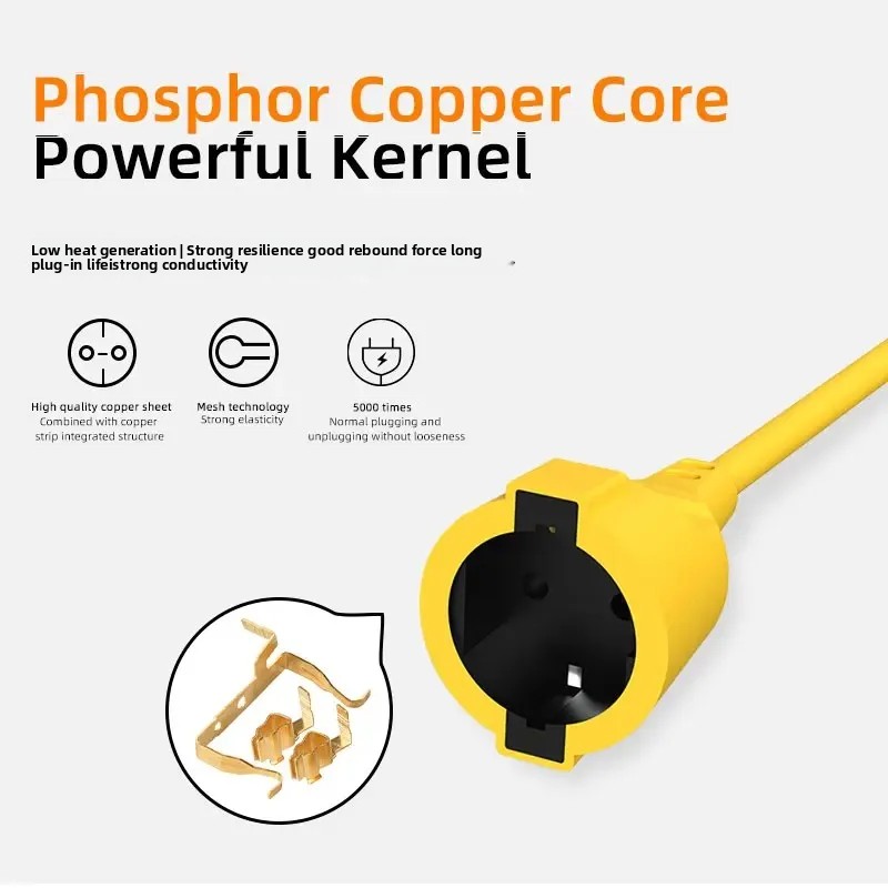 ปลั๊กพ่วง 16A EU Schuko 4KW พร - Outdoor Power Socket บทวิจารณ์และราคา