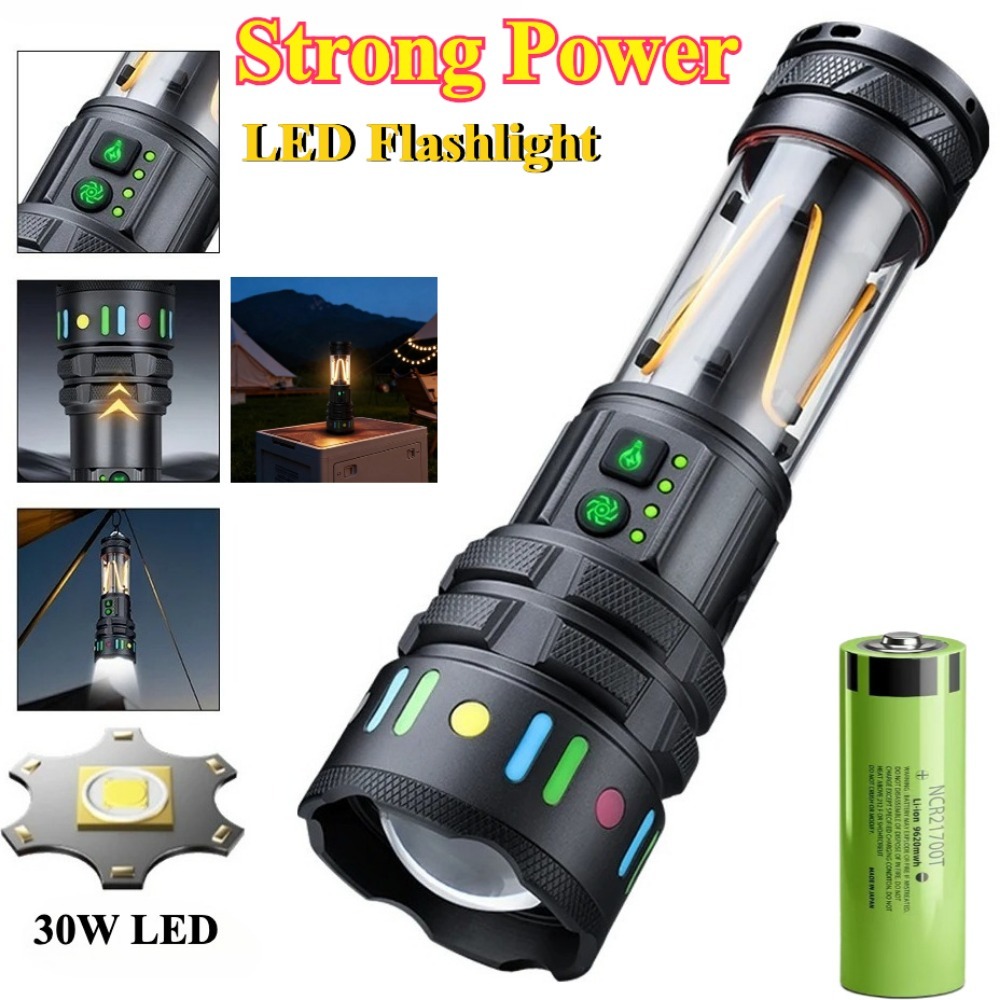 ไฟฉาย LED สว่างพิเศษทรงพลัง ชา - Outdoor Powerbank บทวิจารณ์และราคา
