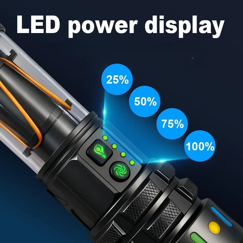ไฟฉาย LED สว่างพิเศษทรงพลัง ชา - Outdoor Powerbank บทวิจารณ์และราคา