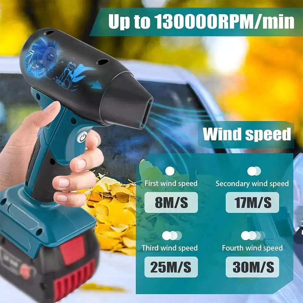ไร้สาย Leaf Blower ไฟฟ้า Jobsi - Leaf Blower Cordless บทวิจารณ์และราคา