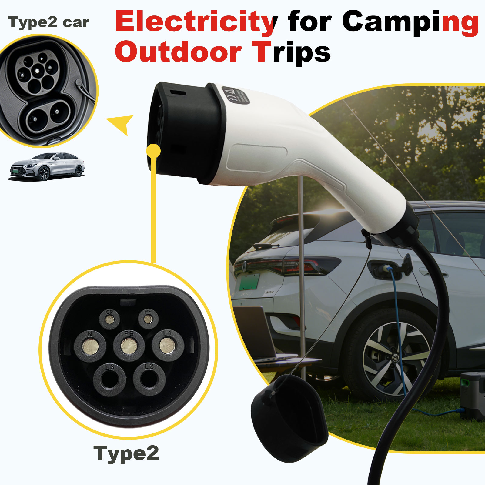 อะแดปเตอร์ปล่อยไฟ Type2 V2L 16 - Outdoor Power Station บทวิจารณ์และราคา