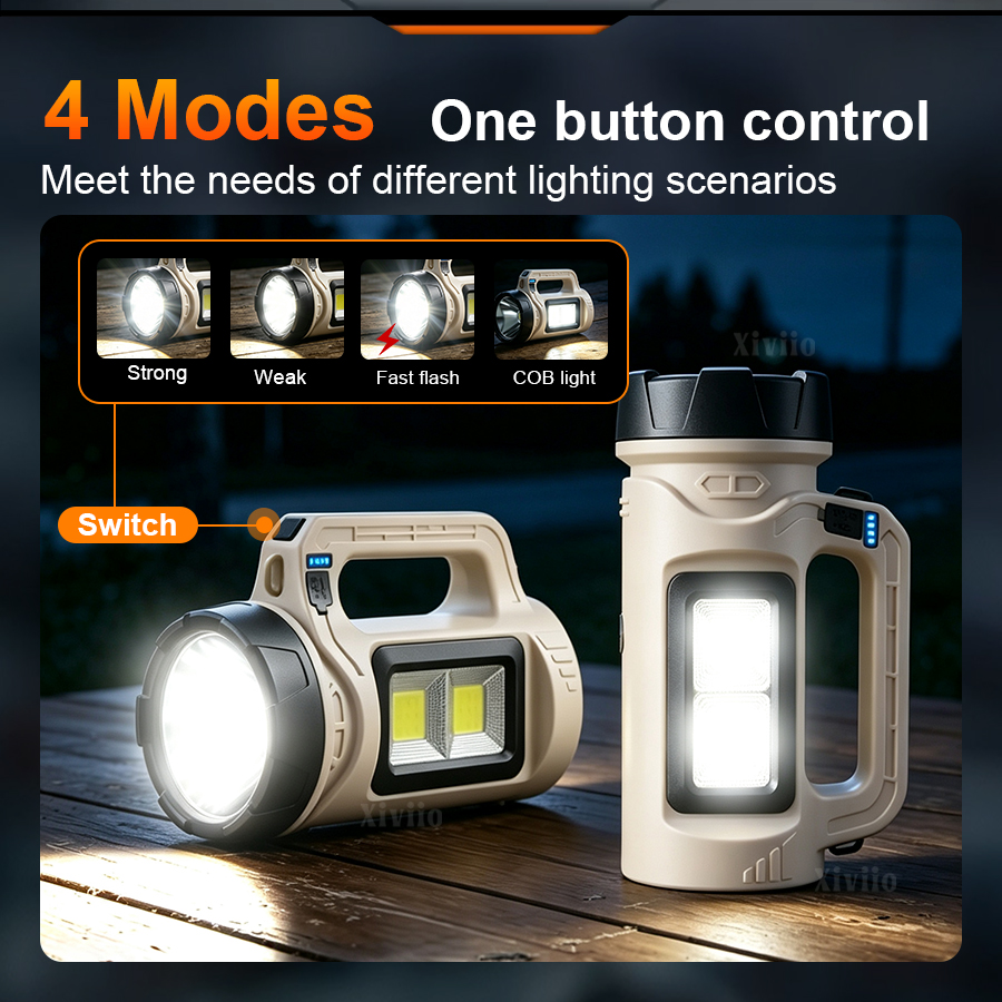 ไฟฉาย LED มือถือ Multiscene พล - Outdoor Powerbank บทวิจารณ์และราคา