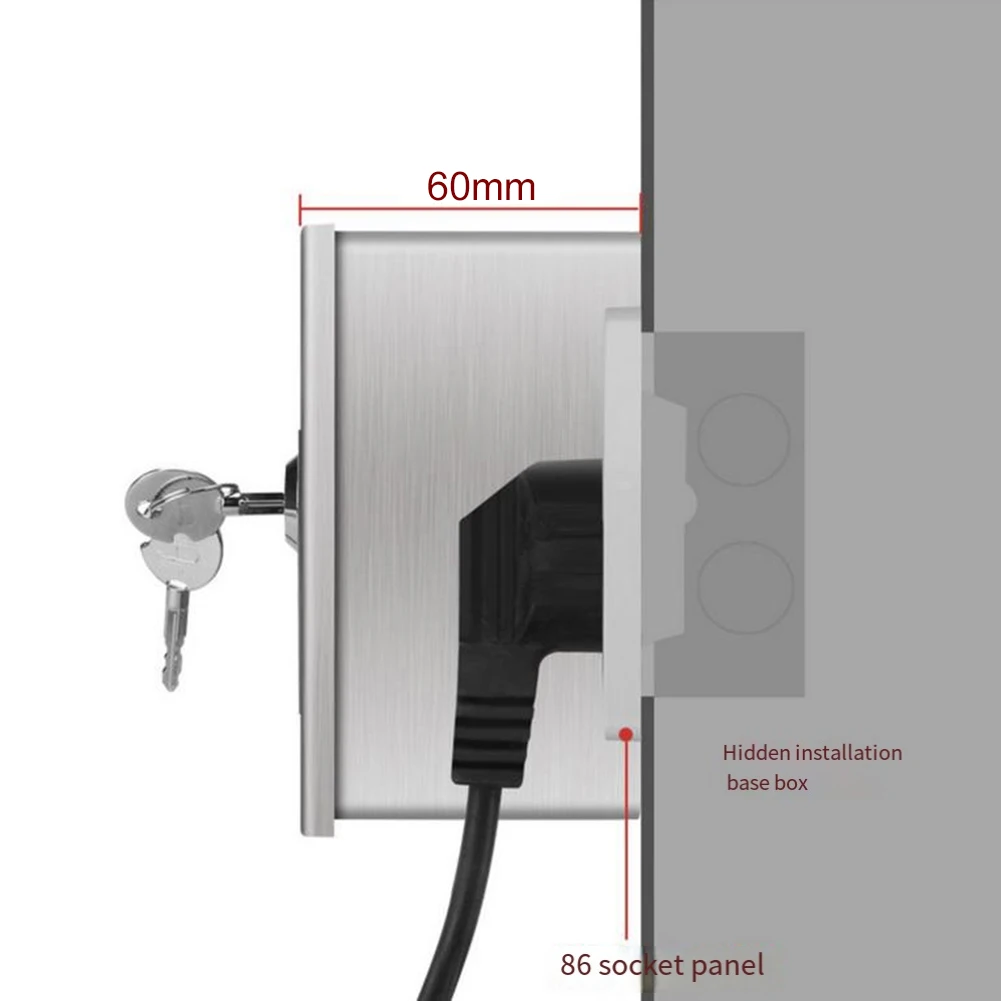 กลอนล็อคกล่องไฟฟ้าสแตนเลสกันน้ - Outdoor Power Socket บทวิจารณ์และราคา