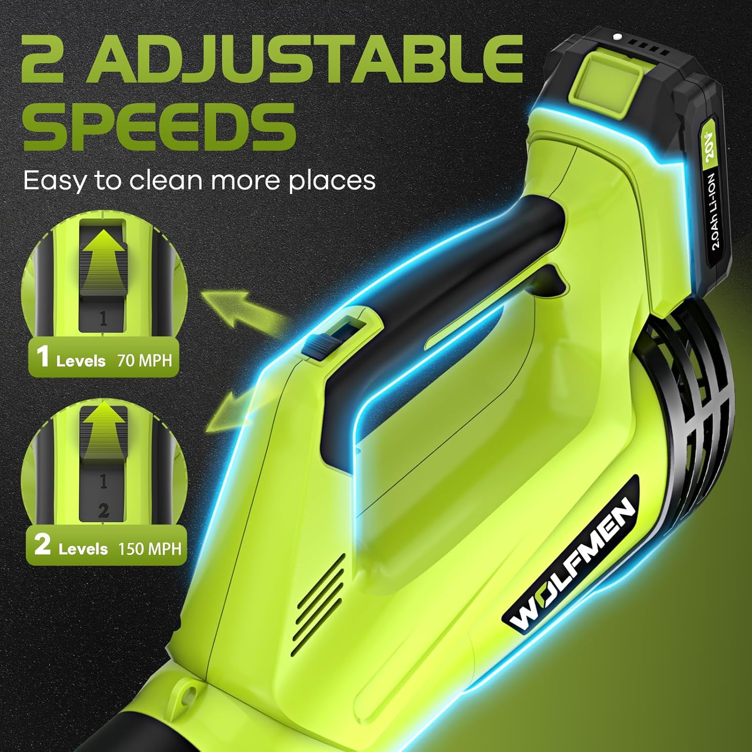 เครื่องเป่าลมไร้สาย Tolife 20V - Leaf Blower Cordless บทวิจารณ์และราคา