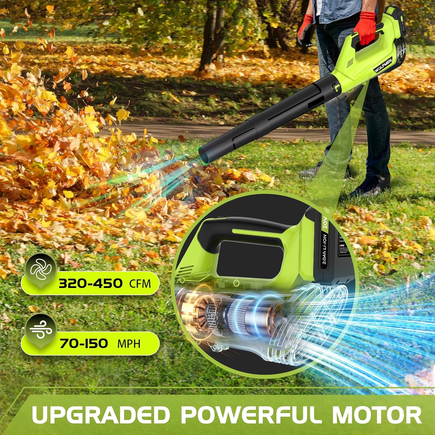 เครื่องเป่าลมไร้สาย Tolife 20V - Leaf Blower Cordless บทวิจารณ์และราคา