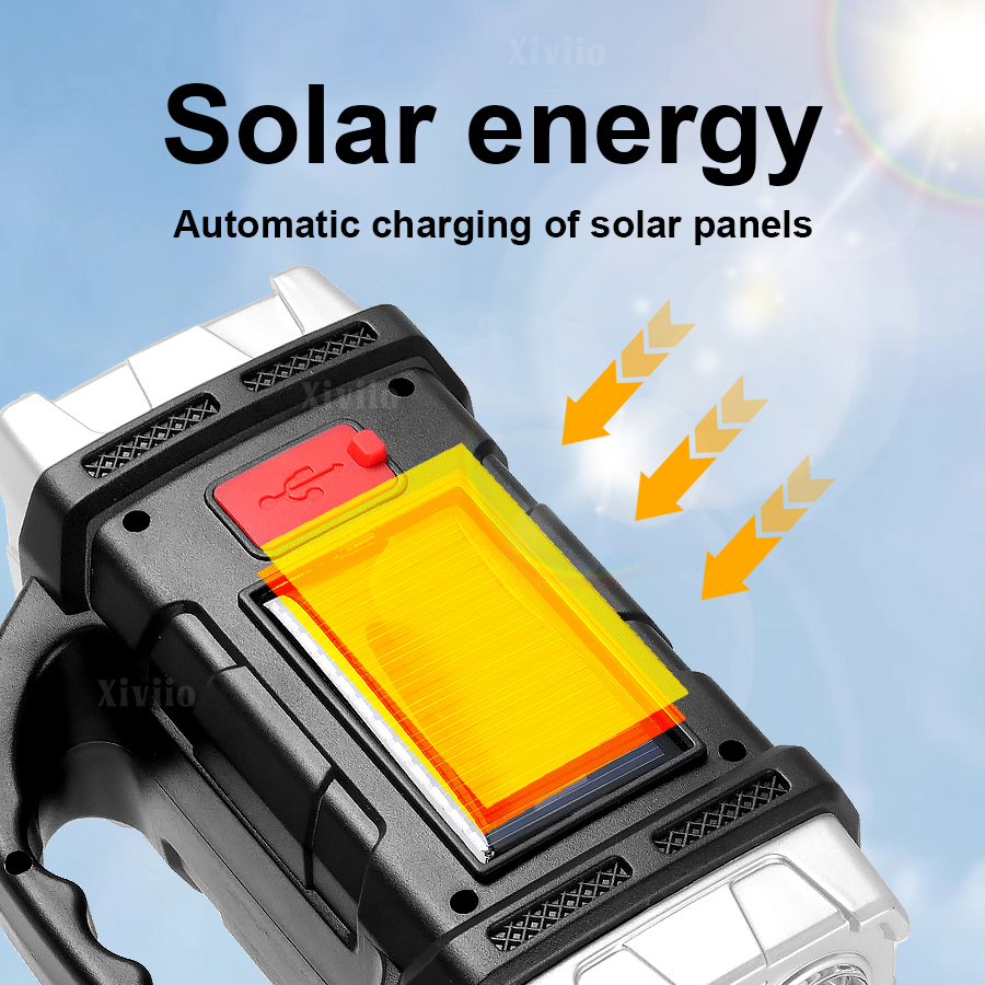 อัพเกรดใหม่ ไฟฉาย LED พลังงานแ - Outdoor Powerbank บทวิจารณ์และราคา