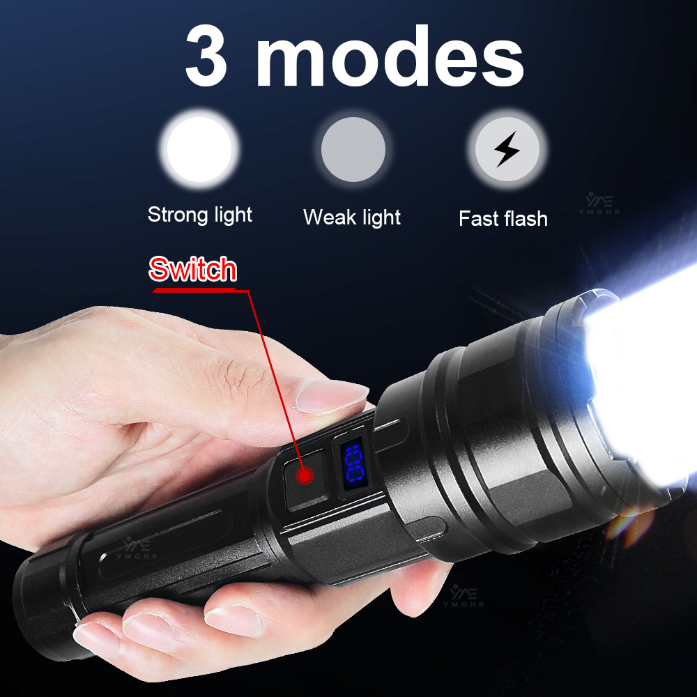 ไฟฉายเลเซอร์สีขาวกำลังสูงแบบชา - Outdoor Powerbank บทวิจารณ์และราคา