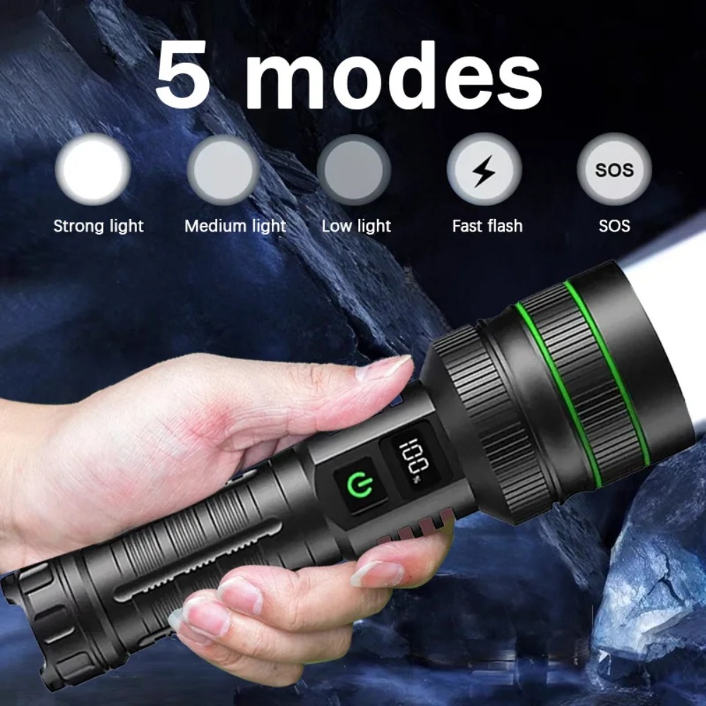 ไฟฉาย LED อันทรงพลัง ซูมได้ ชา - Outdoor Powerbank บทวิจารณ์และราคา