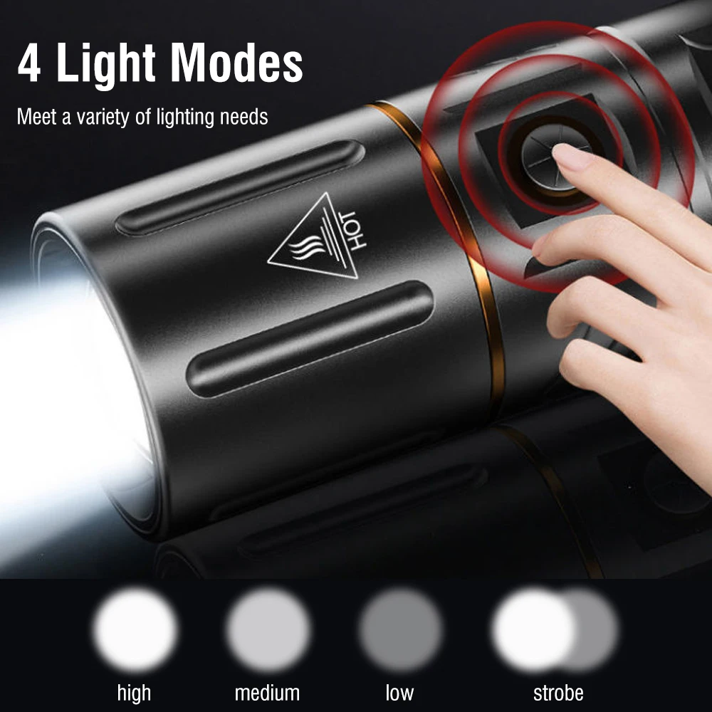 BORUiT อัลตร้าไบรท์ 3000LM ไฟฉ - Outdoor Powerbank บทวิจารณ์และราคา